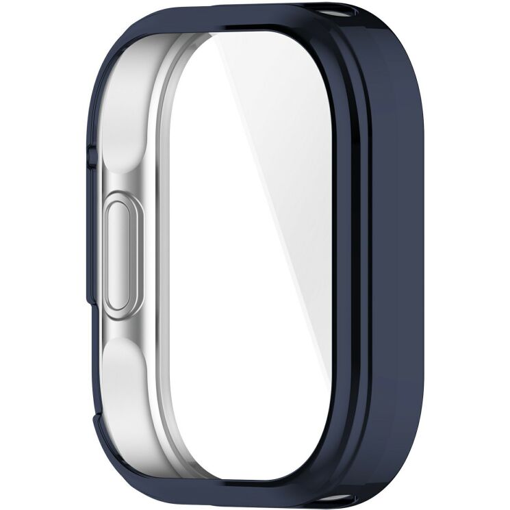 Захисний чохол Deexe Silicone Frame для Xiaomi Redmi Watch 6 Lite - Midnight Blue: фото 5 з 6