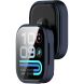 Захисний чохол Deexe Silicone Frame для Xiaomi Redmi Watch 6 Lite - Midnight Blue (268101DB). Фото 2 з 6