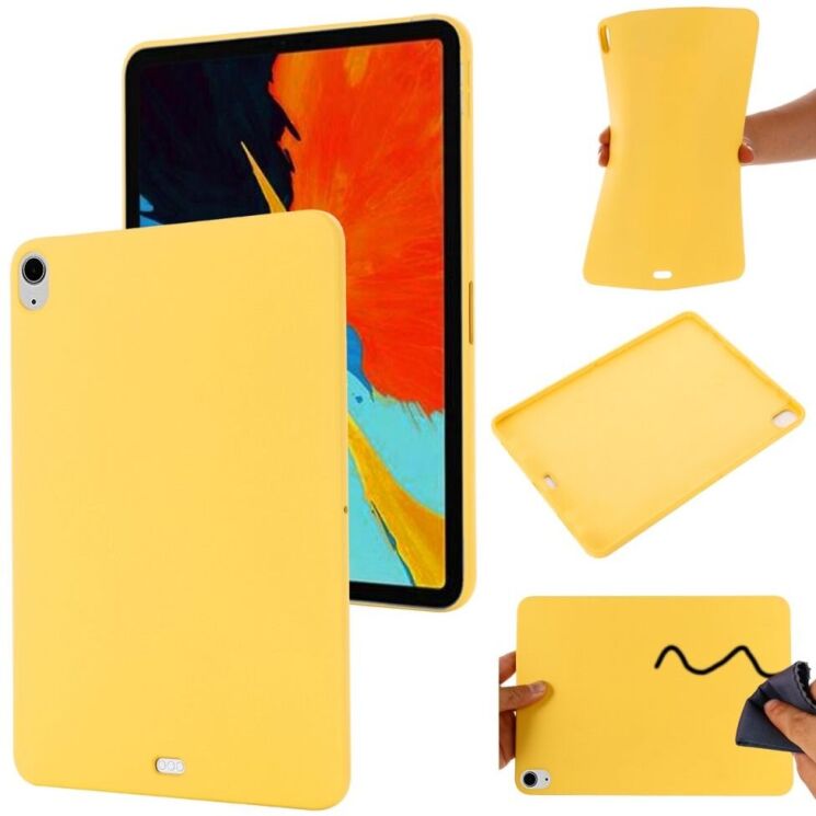 Защитный чехол Deexe Silicone Shell для Apple iPad Air 13 M3/M2 (2025/2024) - Yellow: фото 1 из 9