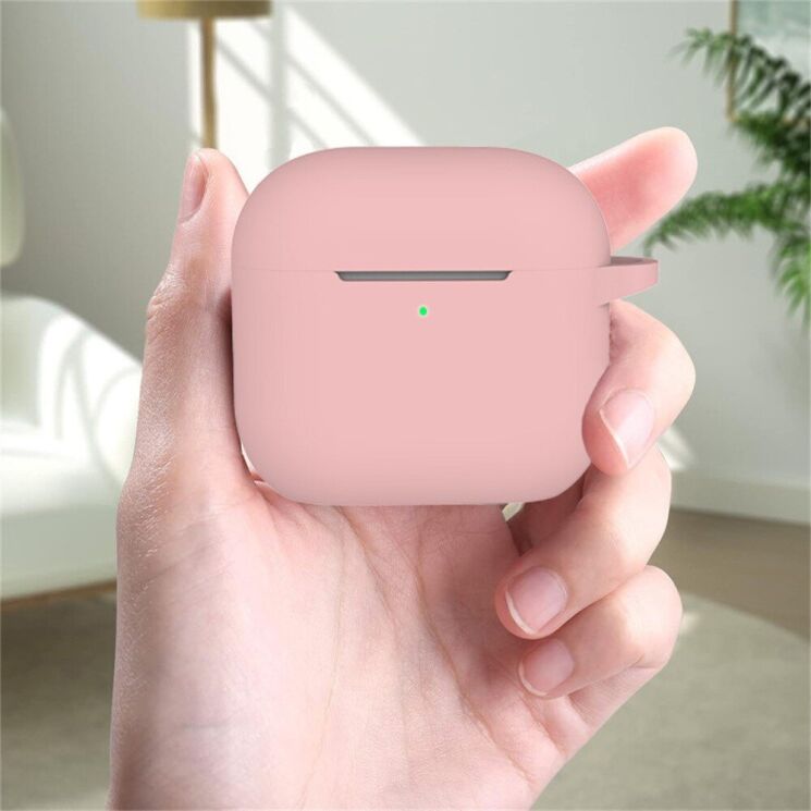 Защитный чехол Deexe Silicone Sleeve для Apple AirPods 4 - Black: фото 8 из 11