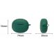 Захисний чохол Deexe Silicone Sleeve для OPPO Enco Air 5 - Black (412601B). Фото 6 з 6