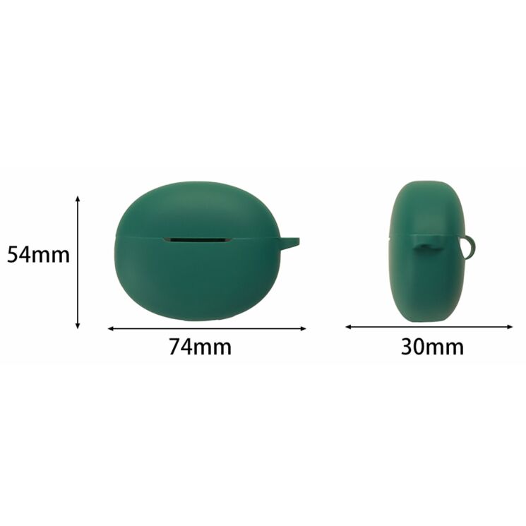 Захисний чохол Deexe Silicone Sleeve для OPPO Enco Air 5 - Black: фото 6 з 6