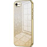Захисний чохол Deexe Sparkles Cover для Apple iPhone SE 2 / 3 (2020 / 2022) / iPhone 8 / iPhone 7 - Gold (320803F)