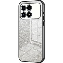 Захисний чохол Deexe Sparkles Cover для Xiaomi Poco F8 Pro - Black: фото 1 з 7