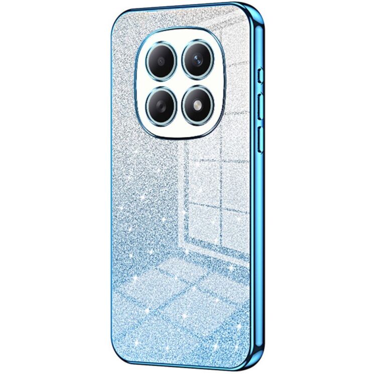Захисний чохол Deexe Sparkles Cover для Xiaomi Redmi Note 15 5G / Poco M8 5G - Blue: фото 1 з 7