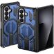Защитный чехол Deexe Tank Stand для Samsung Galaxy Fold 8 Ultra / Fold 7 - Blue (424017L). Фото 3 из 10