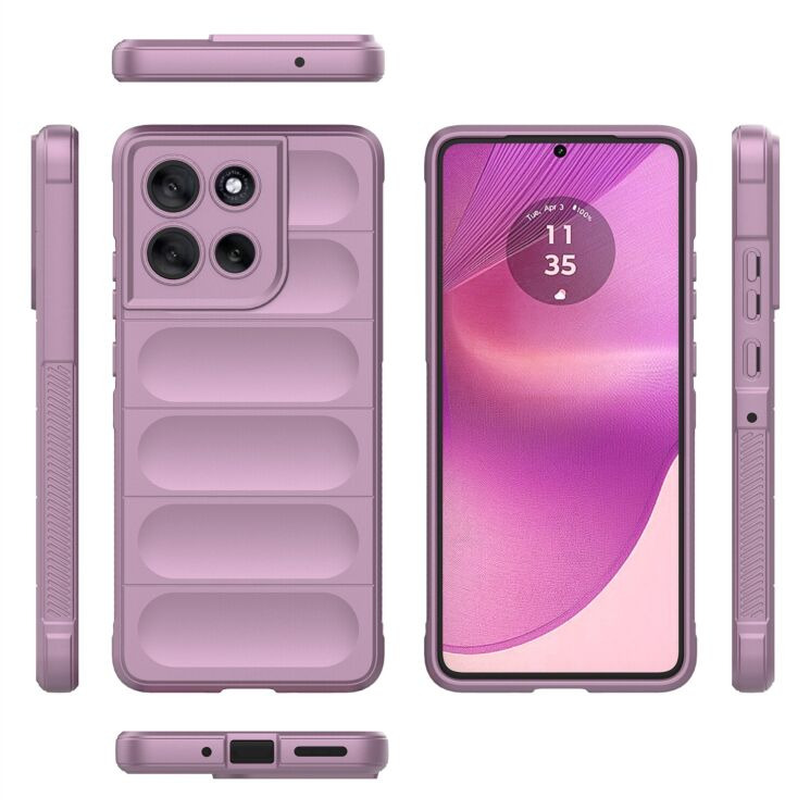 Защитный чехол Deexe Terra Case для Motorola Moto G86 - Black: фото 6 из 6
