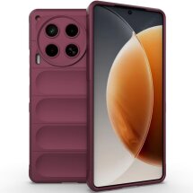 Защитный чехол Deexe Terra Case для TECNO Camon 30 (CL6) - Wine Red: фото 1 из 9