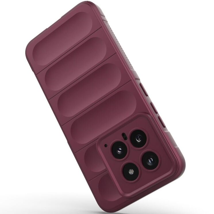 Защитный чехол Deexe Terra Case для Xiaomi 14 - Wine Red: фото 2 из 7