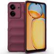 Защитный чехол Deexe Terra Case для Xiaomi Redmi 13C / Poco C65 - Wine Red (342523WR)