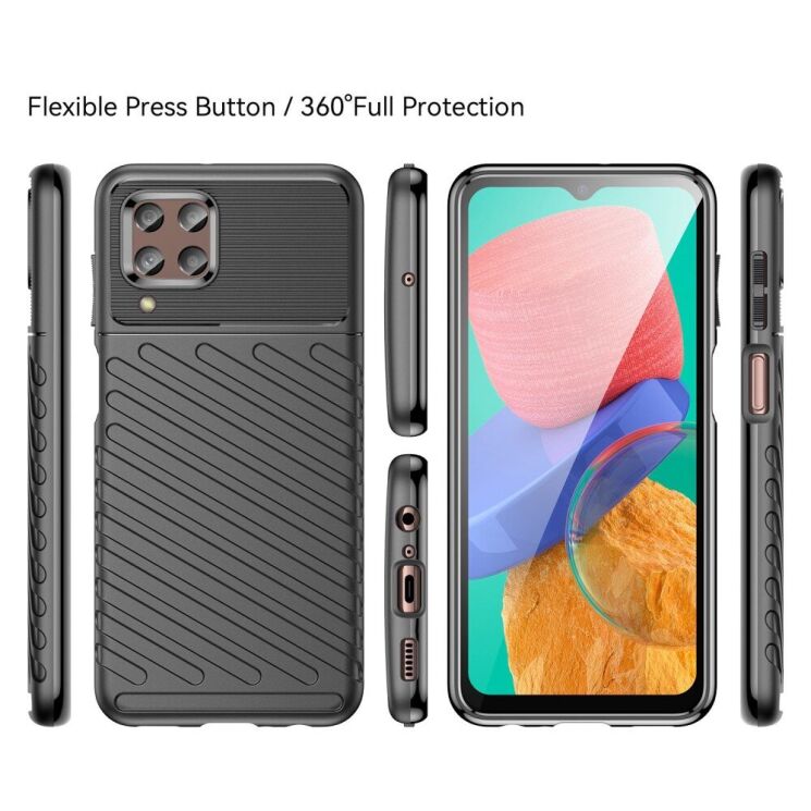 Защитный чехол Deexe Thunder Series для Samsung Galaxy M33 (M336) - Black: фото 3 из 8