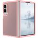 Захисний чохол Deexe Velvet Frame (FF) для Samsung Galaxy Fold 8 - Pink (424514P). Фото 1 з 8