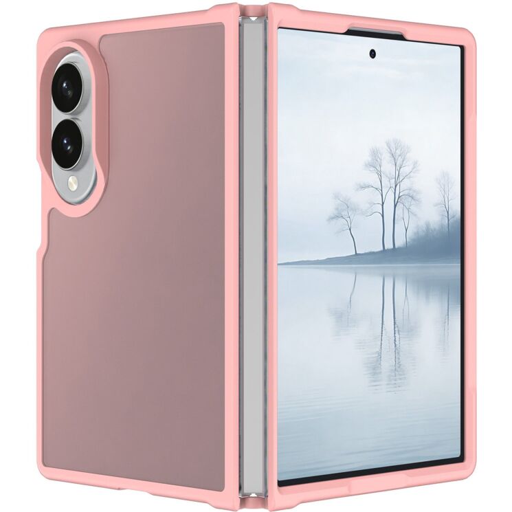 Захисний чохол Deexe Velvet Frame (FF) для Samsung Galaxy Fold 8 - Pink (424514P) Захисний чохол Deexe Velvet Frame (FF) для Samsung Galaxy Fold 8 - Pink: фото 1 з 8