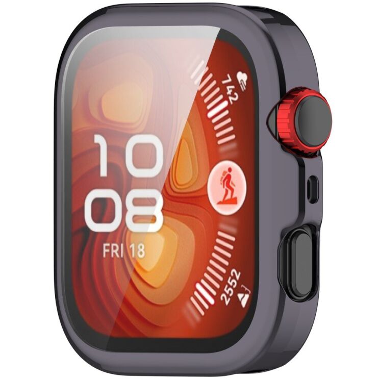 Защитный чехол Deexe Watch Case для Huawei Watch Fit 4 Pro - Gunmetal: фото 2 из 9