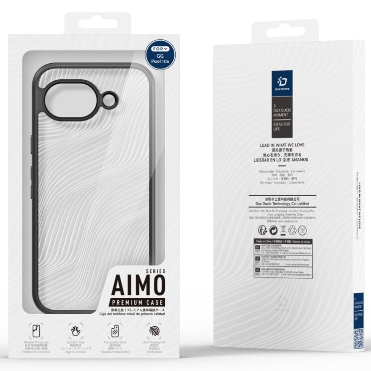 Захисний чохол DUX DUCIS Aimo Series для Google Pixel 10a - Black: фото 8 з 9