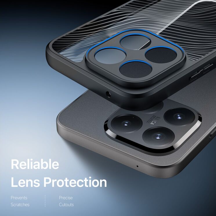 Защитный чехол (PC+TPU) DUX DUCIS Aimo Series для Xiaomi 15T - Black (391036B) Защитный чехол (PC+TPU) DUX DUCIS Aimo Series для Xiaomi 15T - Black: фото 6 из 10