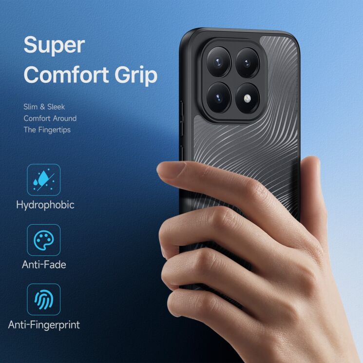 Защитный чехол (PC+TPU) DUX DUCIS Aimo Series для Xiaomi 15T - Black (391036B) Защитный чехол (PC+TPU) DUX DUCIS Aimo Series для Xiaomi 15T - Black: фото 4 из 10