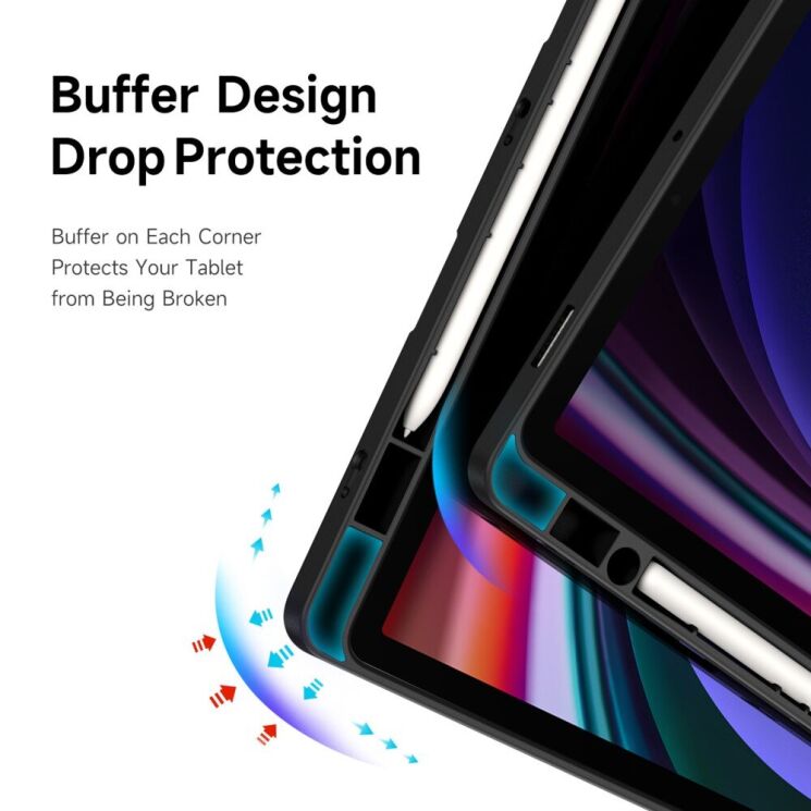 Защитный чехол DUX DUCIS Magi Series для Samsung Galaxy Tab S9 / S9 FE / S10 FE (X710/716/510/516/520/526) - Pink: фото 9 из 12