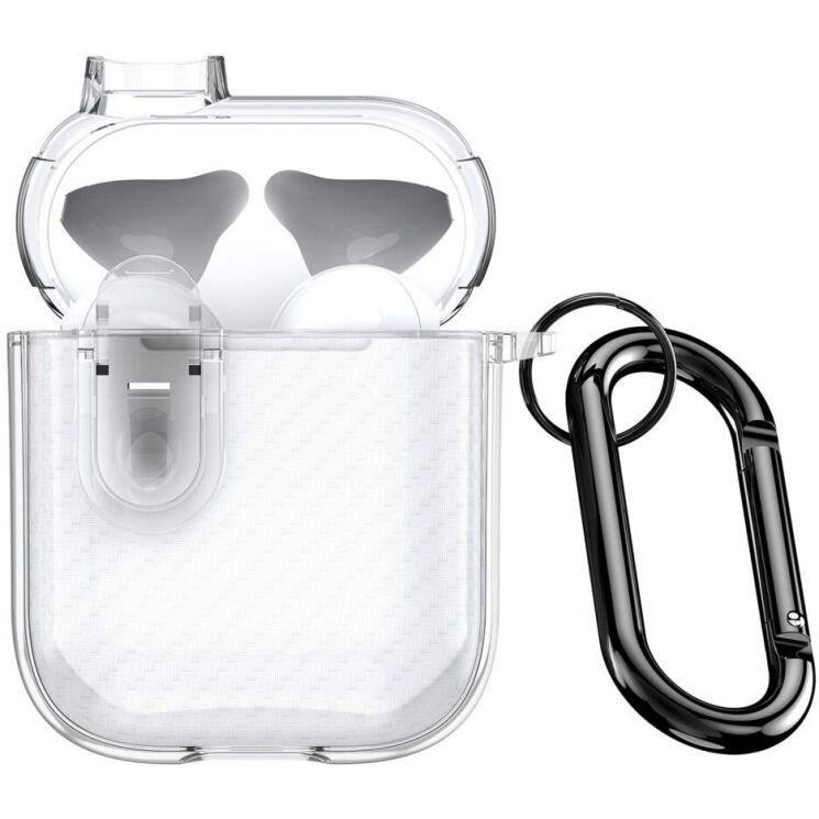 Защитный чехол DUX DUCIS PECK Series для Apple AirPods 1 / 2 - Clear: фото 1 из 19