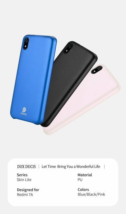 Защитный чехол DUX DUCIS Skin Lite Series для Xiaomi Redmi 7A - Blue: фото 23 из 23