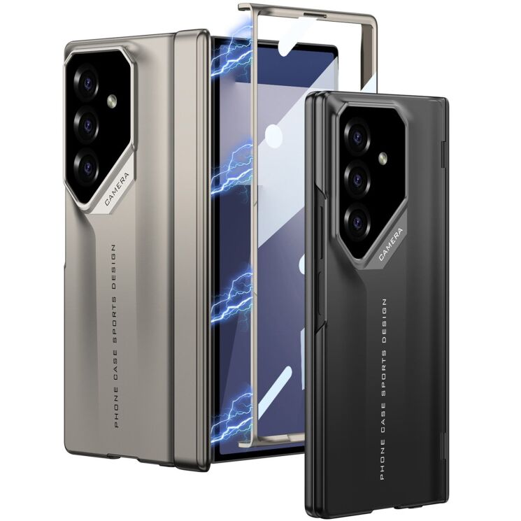 Захисний чохол GKK Hinge Shield для Samsung Galaxy Fold 7 - Green: фото 7 з 9