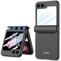 Защитный чехол GKK Magnetic Fold для Samsung Galaxy Flip 6 - Black: фото 1 из 9