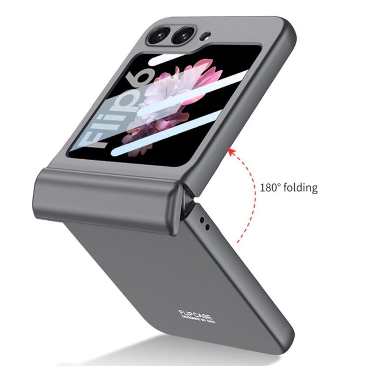 Защитный чехол GKK Magnetic Fold для Samsung Galaxy Flip 6 - Black: фото 7 из 9
