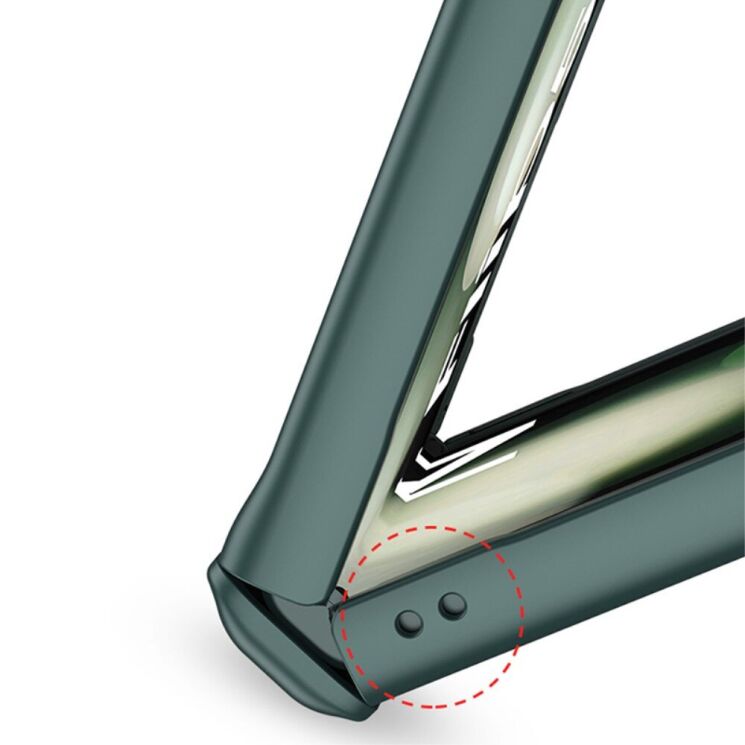 Защитный чехол GKK Magnetic Fold для Samsung Galaxy Flip 6 - Black: фото 8 из 9