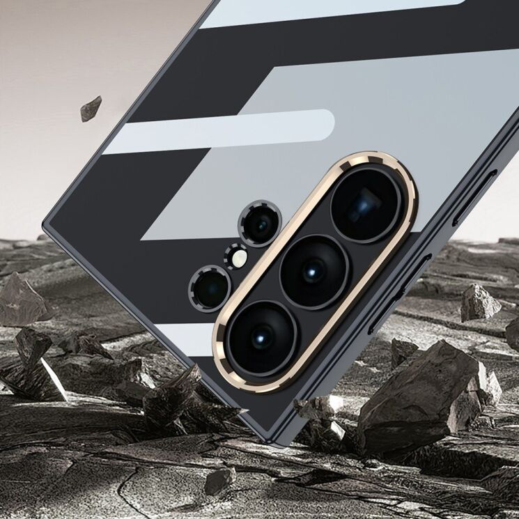 Защитный чехол GKK Space Frame для Samsung Galaxy S26 Ultra - Black: фото 3 из 7