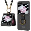 Защитный чехол GKK Strap Design для Samsung Galaxy Flip 5 - Black (332455B)