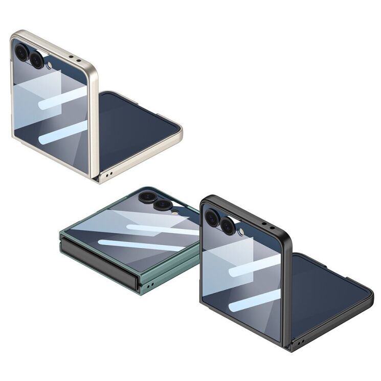 Защитный чехол GKK UltraThin Stand для Samsung Galaxy Flip 7 - Silver: фото 4 из 4