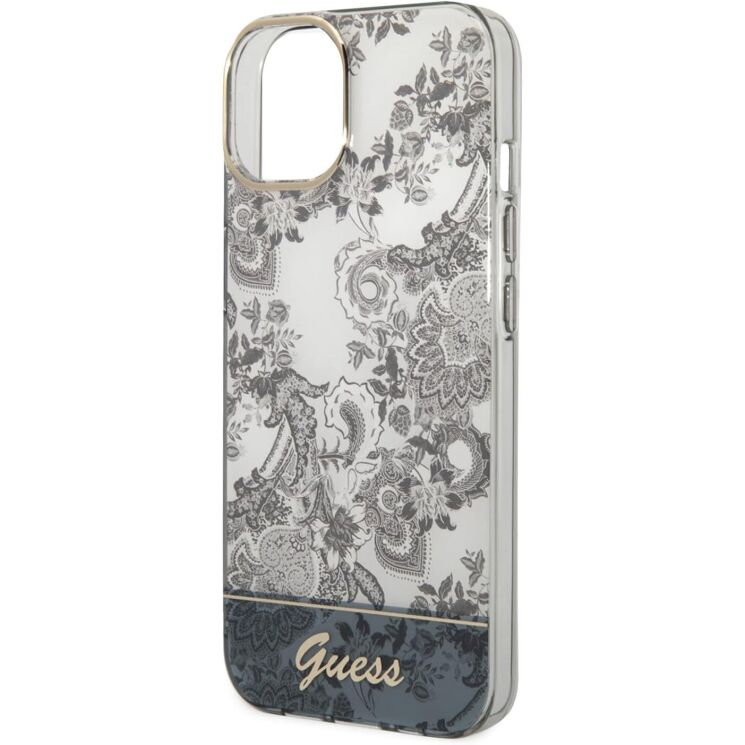 Защитный чехол Guess Porcelain Collection для Apple iPhone 14 Plus (GUHCP14MHGPLHG) - Grey: фото 3 из 5