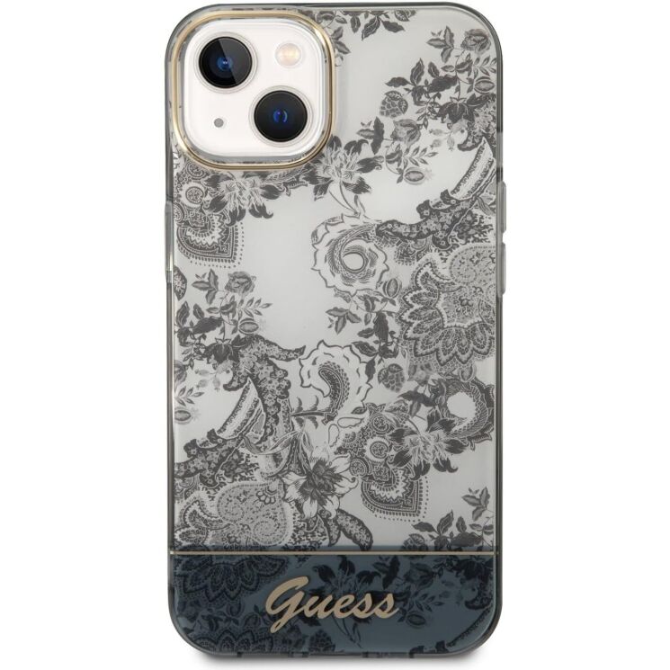 Защитный чехол Guess Porcelain Collection для Apple iPhone 14 Plus (GUHCP14MHGPLHG) - Grey: фото 2 из 5