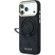 Захисний чохол Guess Ring Stand 360 4G Classic Logo MagSafe для iPhone 18 Pro / 17 Pro (GUHMP18L6PS4RSCLK) - Black (423747B). Фото 4 з 7