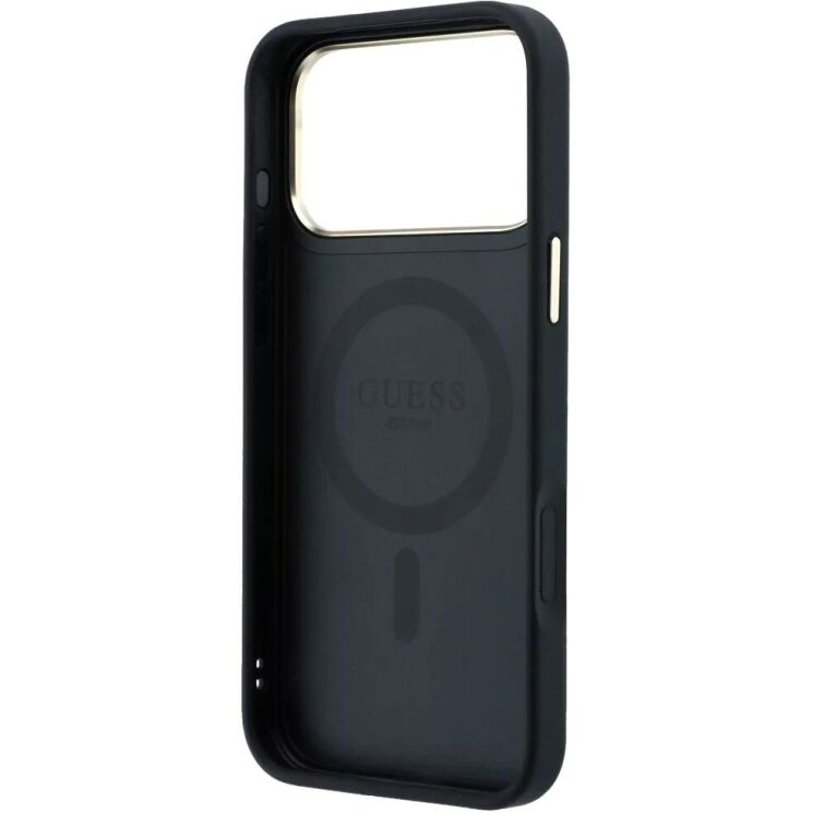 Захисний чохол Guess Ring Stand 360 4G Classic Logo MagSafe для iPhone 18 Pro / 17 Pro (GUHMP18L6PS4RSCLK) - Black (423747B) Захисний чохол Guess Ring Stand 360 4G Classic Logo MagSafe для iPhone 18 Pro / 17 Pro (GUHMP18L6PS4RSCLK) - Black: фото 6 з 7