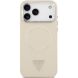 Защитный чехол Guess Triangle Logo MagSafe для iPhone 17 Pro (GUHMP17LPSDTSCME) - Beige (403273E). Фото 2 из 8