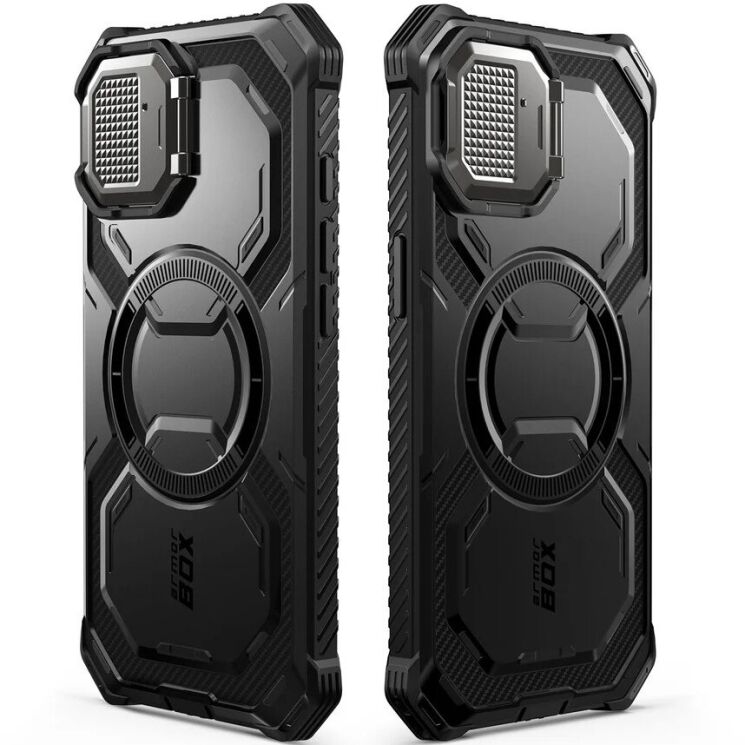 Защитный чехол i-Blason Armorbox Mag by Supcase для Apple iPhone 16e (843439157026) - Black: фото 3 из 8
