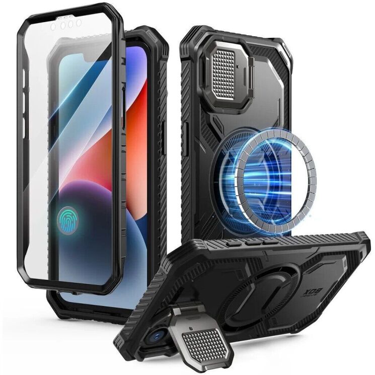 Защитный чехол i-Blason Armorbox Mag by Supcase для Apple iPhone 16e (843439157026) - Black: фото 1 из 8