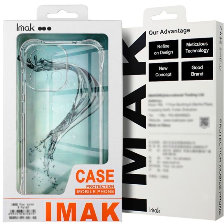 Защитный чехол IMAK Airbag MAX Case для Motorola Edge 60 / Edge 60 Fusion - Matte Black: фото 10 из 10