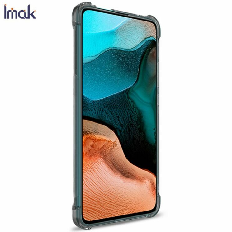 Защитный чехол IMAK Airbag MAX Case для Xiaomi Poco F2 Pro / Redmi K30 Pro - Transparent Black: фото 4 из 14