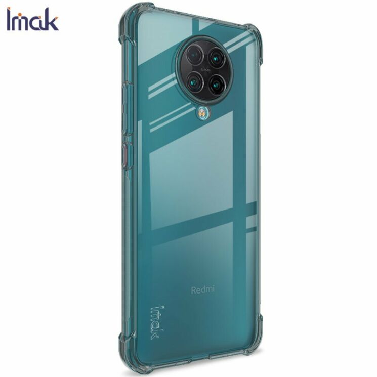 Защитный чехол IMAK Airbag MAX Case для Xiaomi Poco F2 Pro / Redmi K30 Pro - Transparent Black: фото 3 из 14