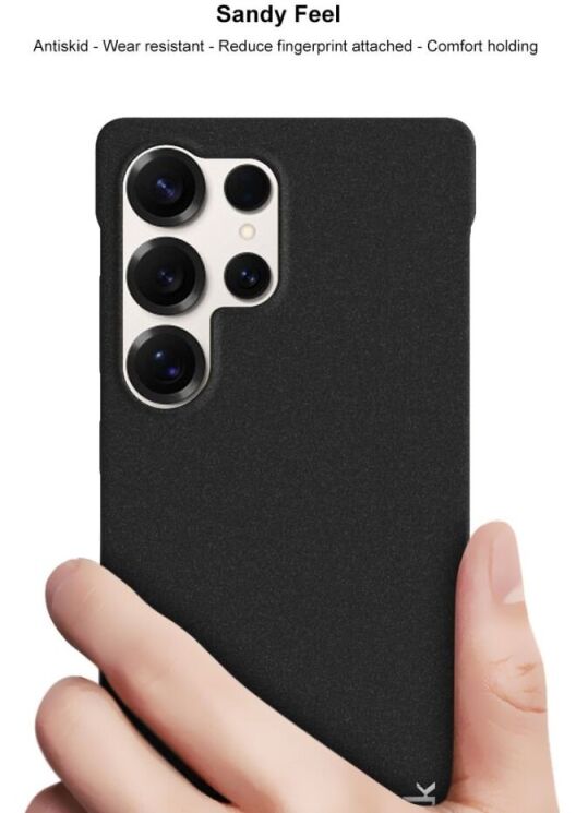 Защитный чехол IMAK Cowboy Hard Borderless для Samsung Galaxy S25 Ultra (S938) - Black: фото 9 из 12