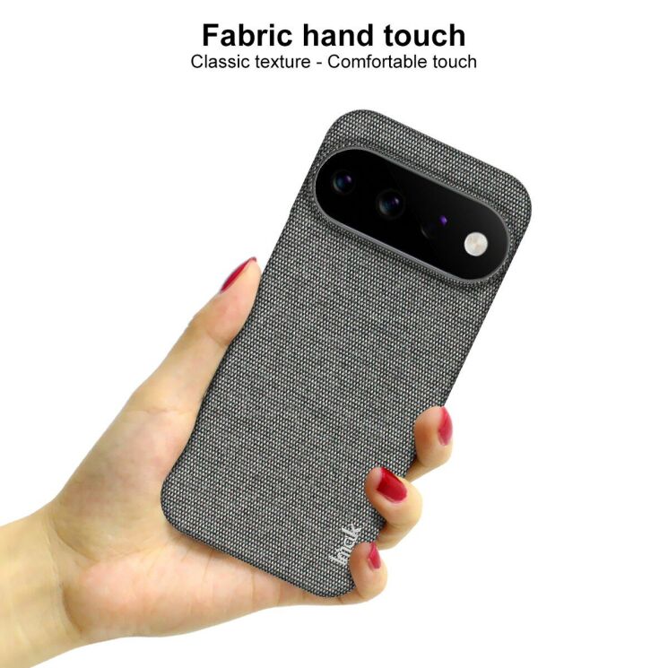 Защитный чехол IMAK Fabric Case для Google Pixel 11 / 11 Pro - Light Grey: фото 5 из 8