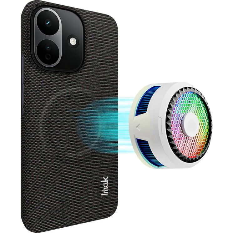 Захисний чохол IMAK Fabric Case with MagSafe для Xiaomi Redmi Note 17 Pro - Black: фото 2 з 10