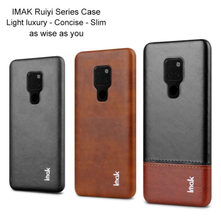 Защитный чехол IMAK Leather Series для Huawei Mate 20 - Brown: фото 10 из 11