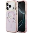 Захисний чохол Karl Lagerfeld IML Choupettes Karl Script Logo MagSafe для iPhone 17 Pro (KLHMP17L5HKSCAP) - Pink (422728P)
