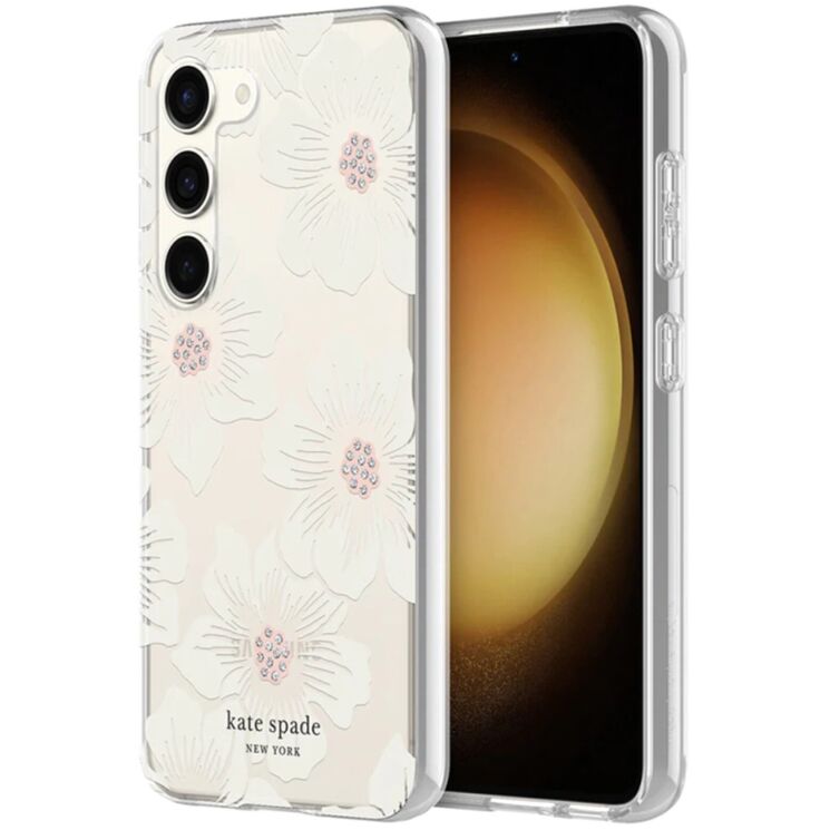 Защитный чехол Kate Spade NY Protective Hardshell для Samsung Galaxy S23 (S911) - Hollyhock Floral: фото 1 из 6