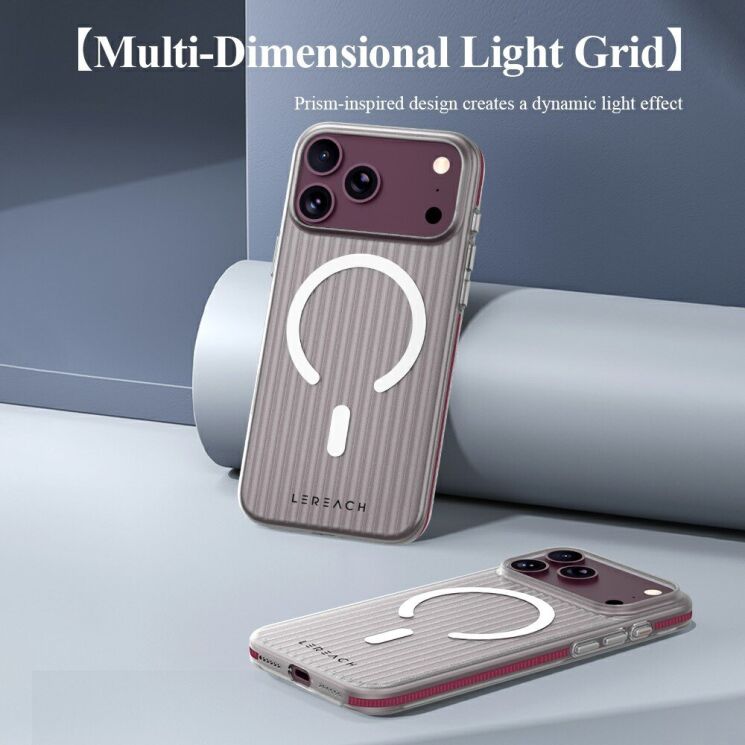 Захисний чохол LEREACH TOC Magnetic для iPhone 18 Pro - Cherry: фото 7 з 12
