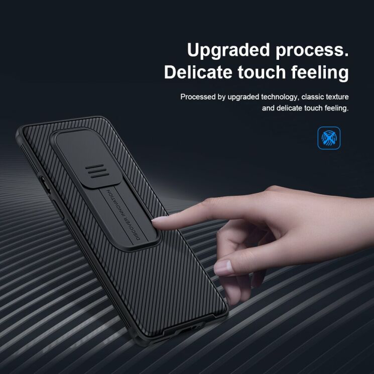Захисний чохол NILLKIN CamShield Case для OnePlus 8 Pro - Black: фото 8 з 15
