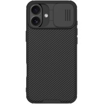 Защитный чехол NILLKIN CamShield Pro для Apple iPhone 16 - Black: фото 1 из 11